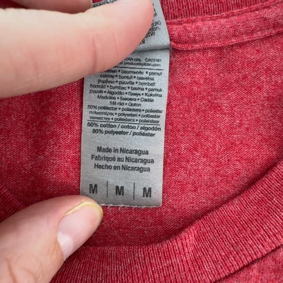 Iron Man Marvel Comics‎ Graphic T-Shirt Red Men M Comic Book Cover Cotton Blend - Picture 5 of 6